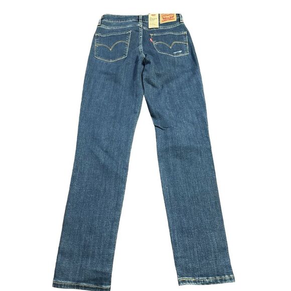 Levi's 721 High Rise Skinny Ankle Distressed Size 4 W 27 - Picture 6 of 9